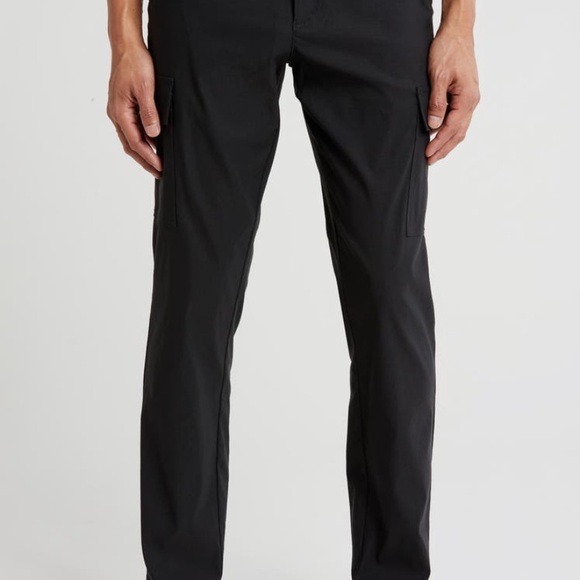 NWT DKNY Black Cargo Pants - Picture 1 of 5